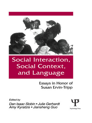 cover image of Social interaction, Social Context, and Language